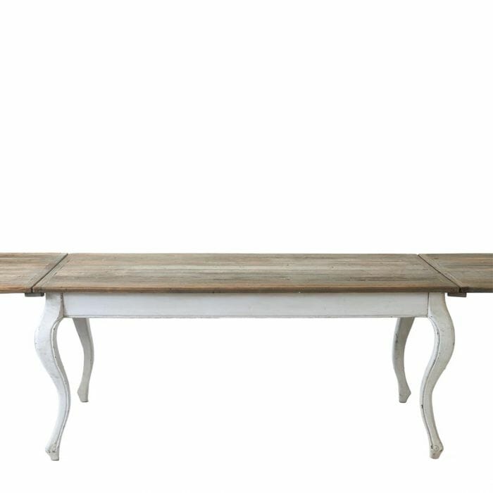 driftwood extendable dining table